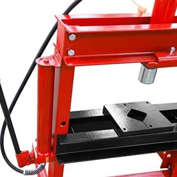 Big Red 12-Ton Low-Profile Shop Press with Stamping Plates - Shop Hardware Tools Online Store
