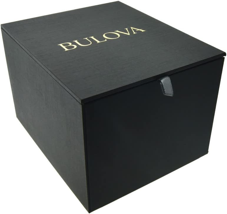 Bulova Men's CURV High Performance Quartz Stainless Steel Watch, 5-Hand Chronograph, Sapphire Crystal, Luminous Hands, Stainless Steel/ Blue Dial