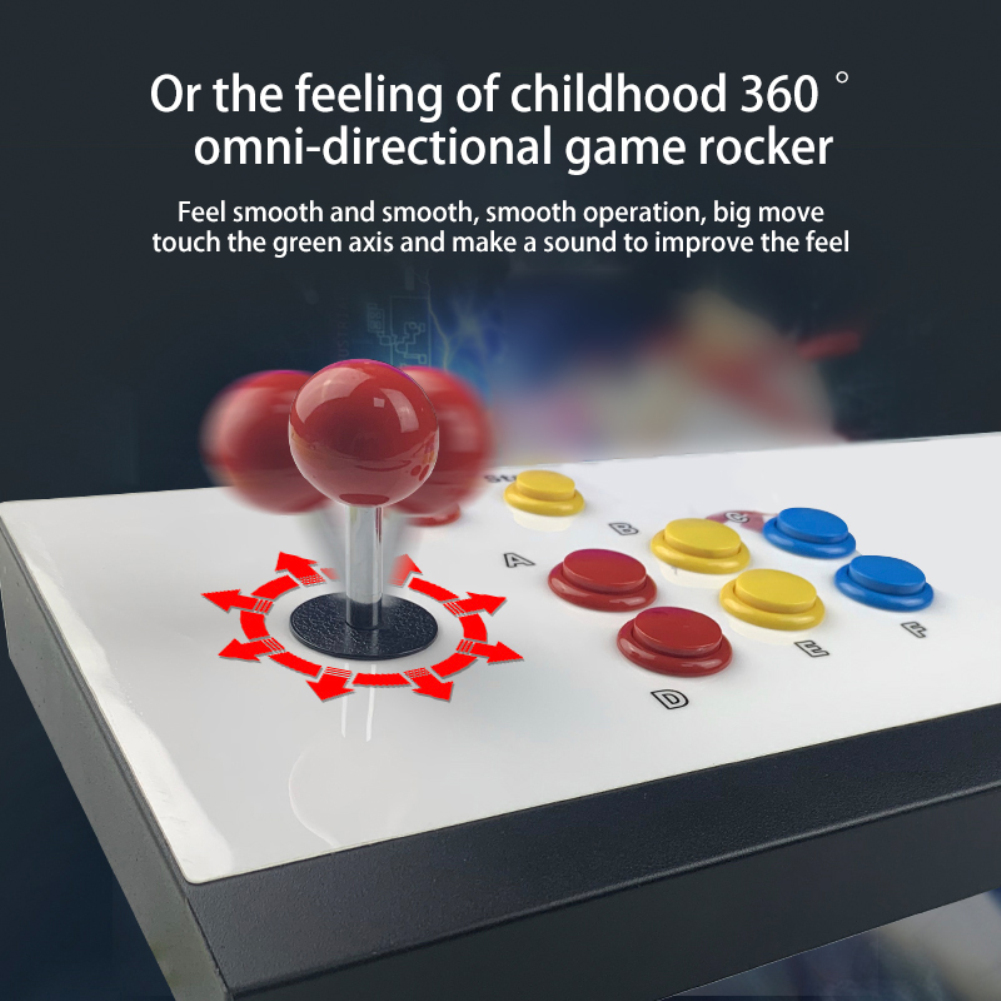 Retro Family Game Console Double Rocker Arcade Small Desktop All-in-one Vedio Game Console