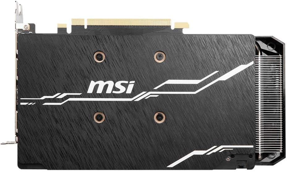MSI Gaming GeForce RTX 2060 126GB GDRR6 192-bit HDMI/DP 1695 MHz Boost Clock Ray Tracing Turing Architecture VR Ready Graphics Card (RTX 2060 Ventus 6G OC)