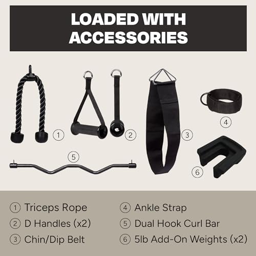 Inspire Fitness Functional Trainer - Multifunctional Cable Machine Home Gym System - at Home Gym Workout Weight Machine for Strength Training - Full Body Compact Exercise & Fitness Equipment Set