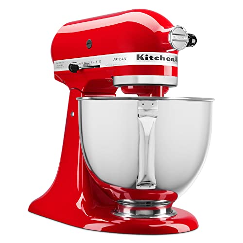 KitchenAid KSM150PSPH Artisan Tilt-Head Stand Mixer with Pouring Shield, 5-Quart, Bird of Paradise