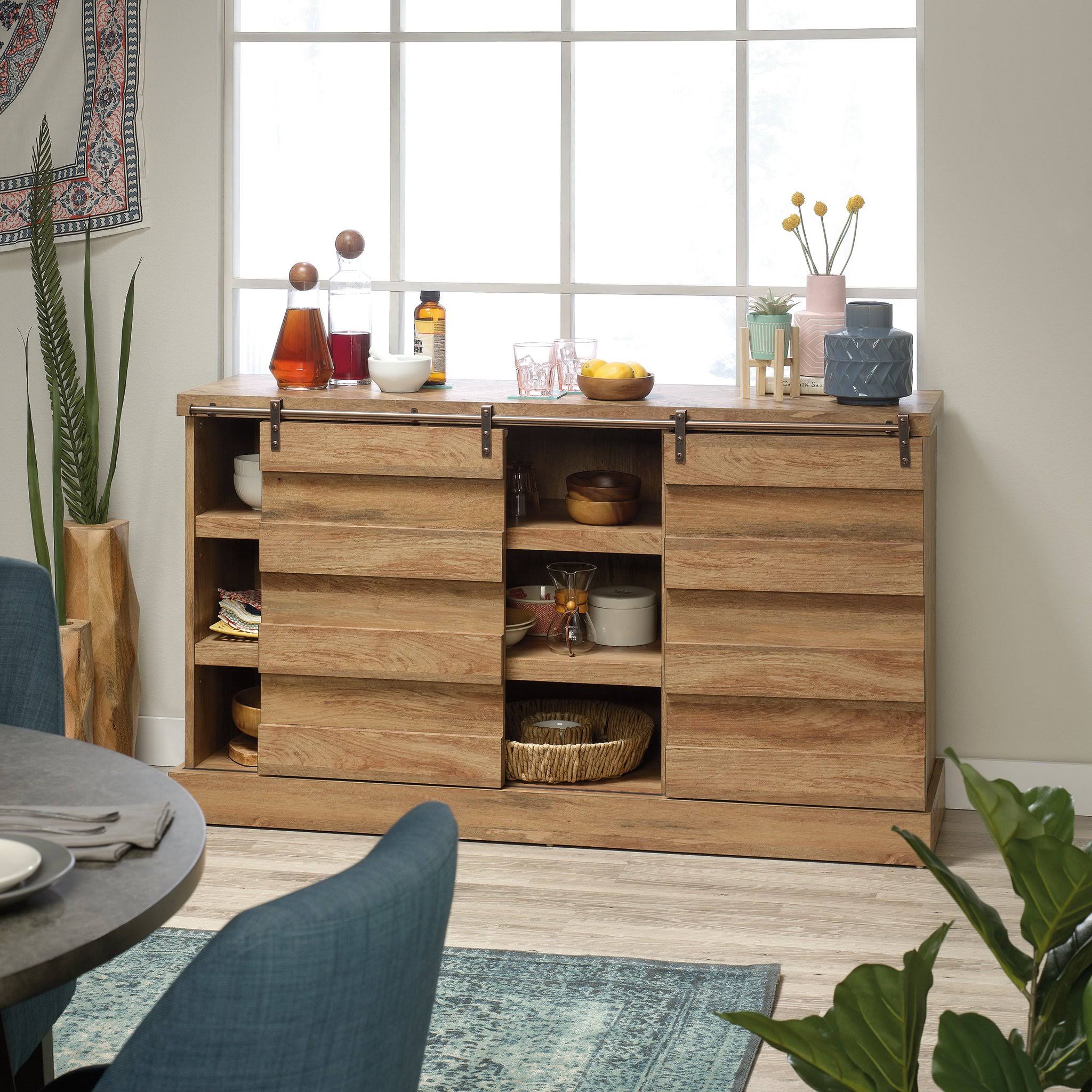 Sauder Cannery Bridge Credenza - Sindoori Mango