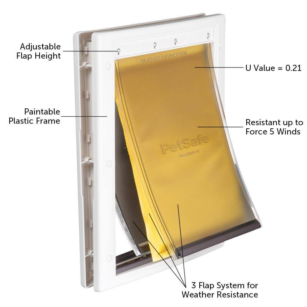 PetSafe Extreme Weather Energy Efficient Pet DOOR, Medium