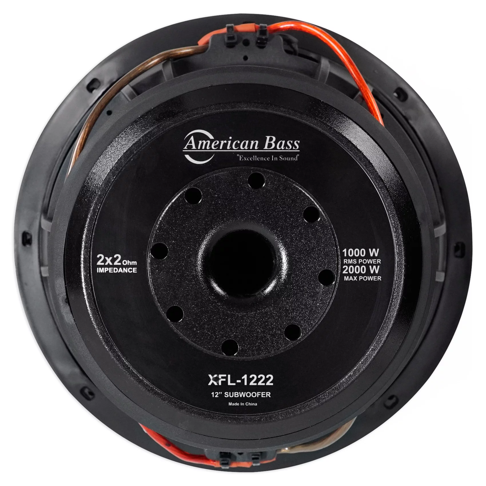 American Bass XFL-1222 2000w 12" Competition Car Subwoofer 3" Voice Coil/200Oz
