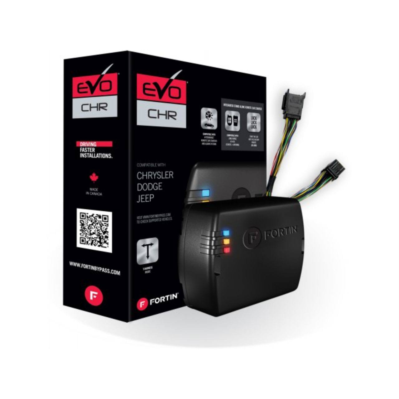 Fortin - Evo-chrt4 - Stand-Alone Add-On Remote Start Car Starter System for Jeep