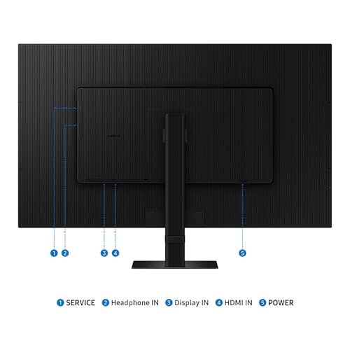 Samsung 32" ViewFinity S7 (S70D) 4K UHD IPS HDR10 High Resolution Monitor with Speakers, DP Port, TUV-Certified, 2025, LS32D708EBNXGO