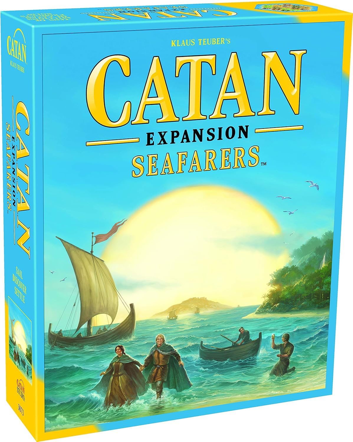 Catan Board Game (Base Game) | Family Board Game | Board Game for Adults and Family | Adventure Board Game | Ages 10+ | for 3 to 4 Players | Average Playtime 60 Minutes | Made by Catan Studio