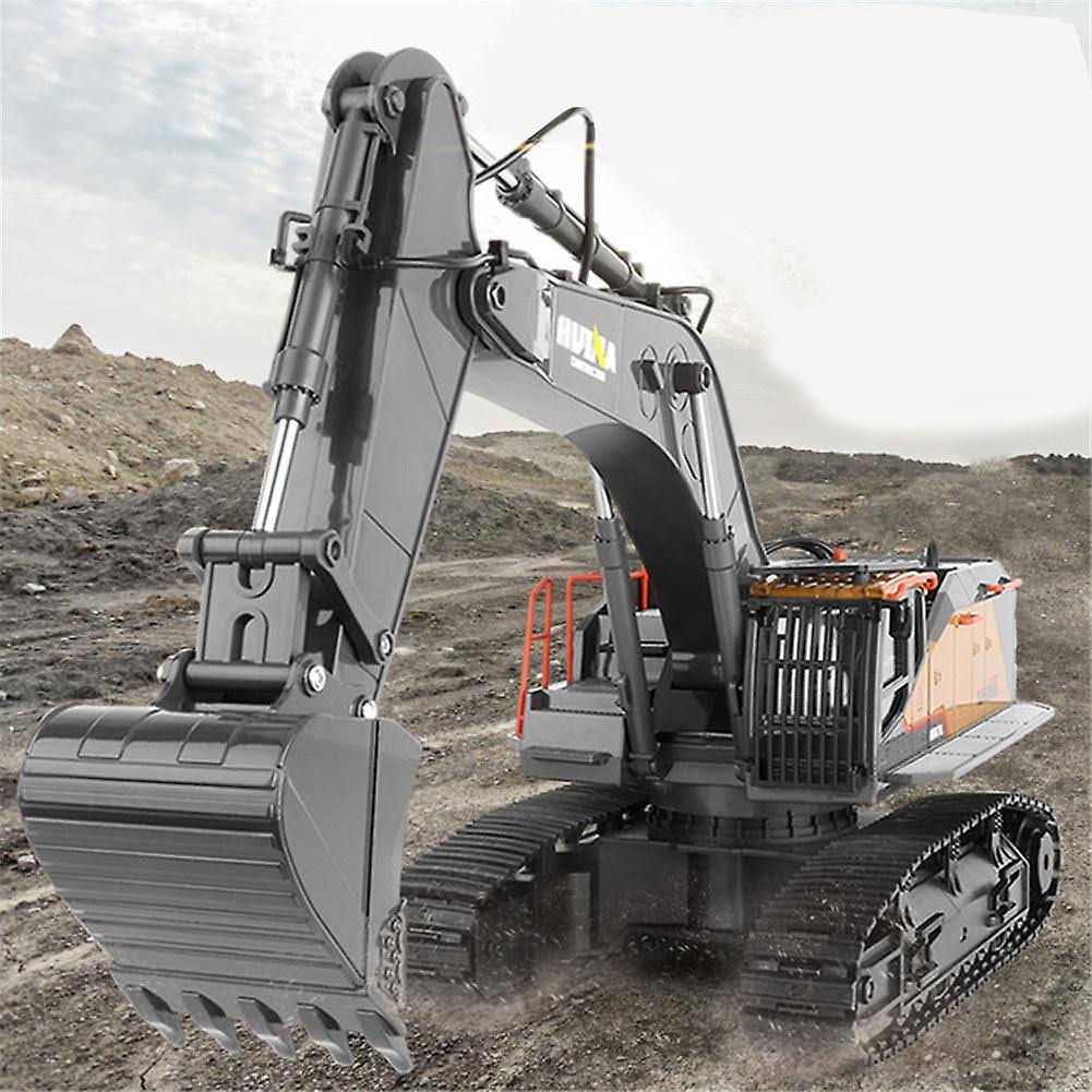TRIBALSENSATION RC Alloy Excavator 22CH 1/14 Big RC Trucks Simulation Excavator Remote Control Default