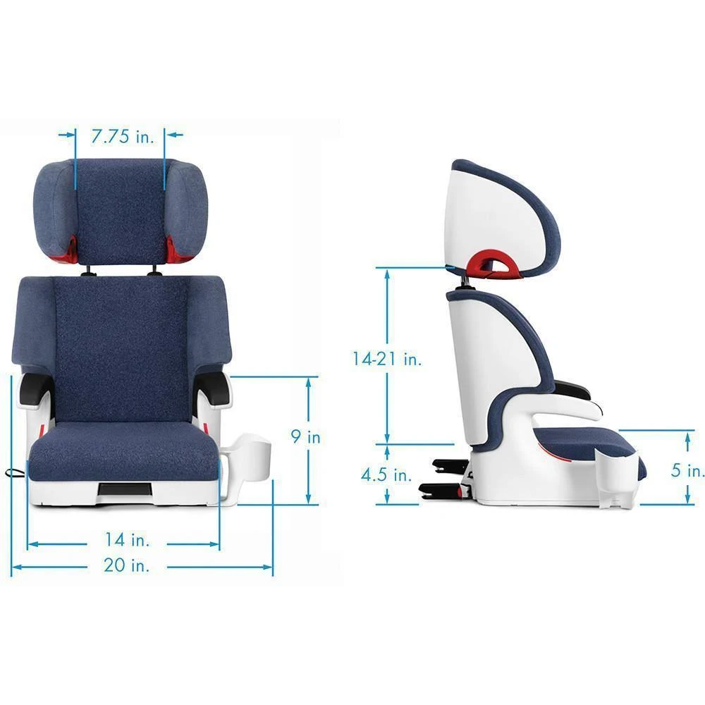 Clek Oobr Booster Seat Snow