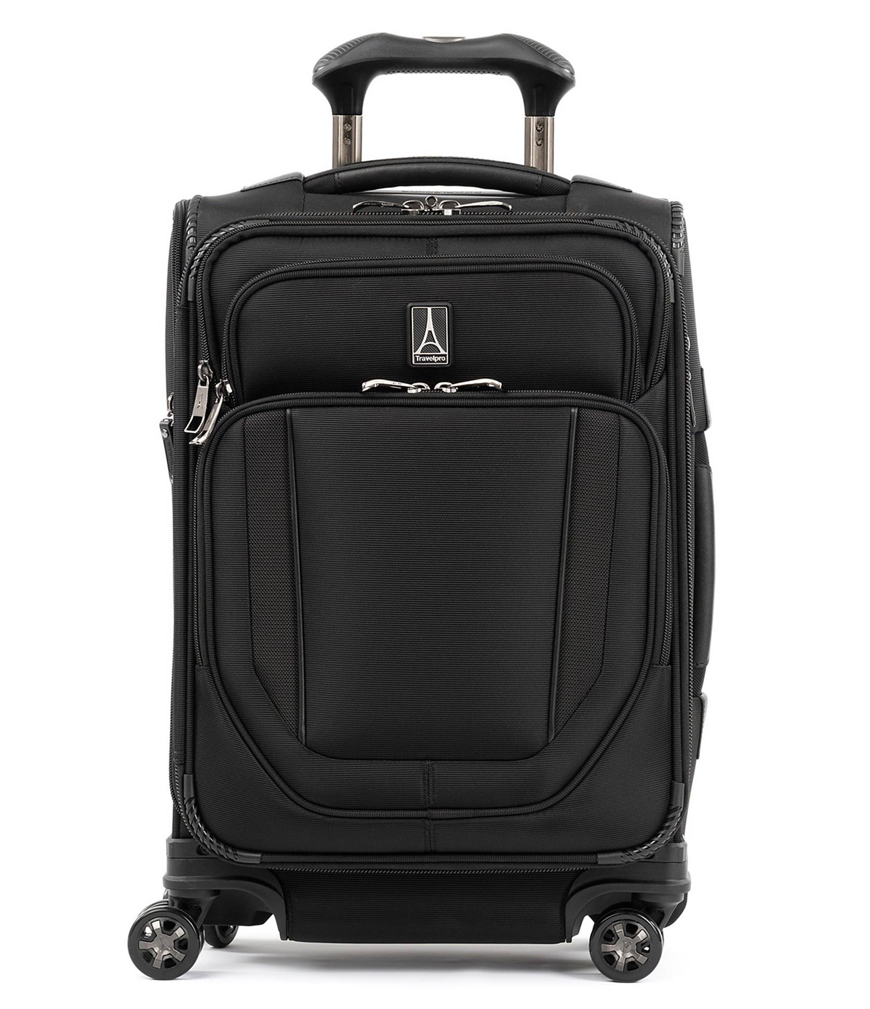 Travelpro Crew Versapack Global Carry-On Expandable Spinner Jet Black