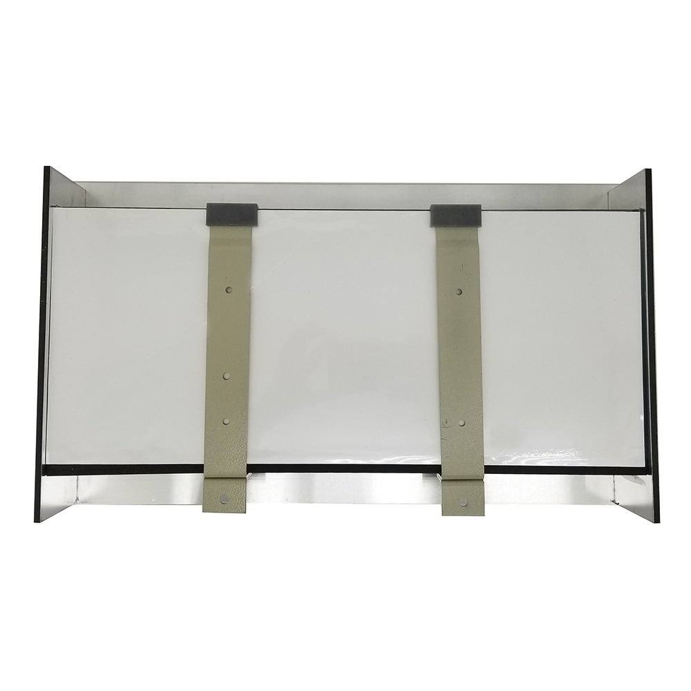Aussie Aquariums 2.0 Wall Mounted Aquarium - View (Brushed Silver)