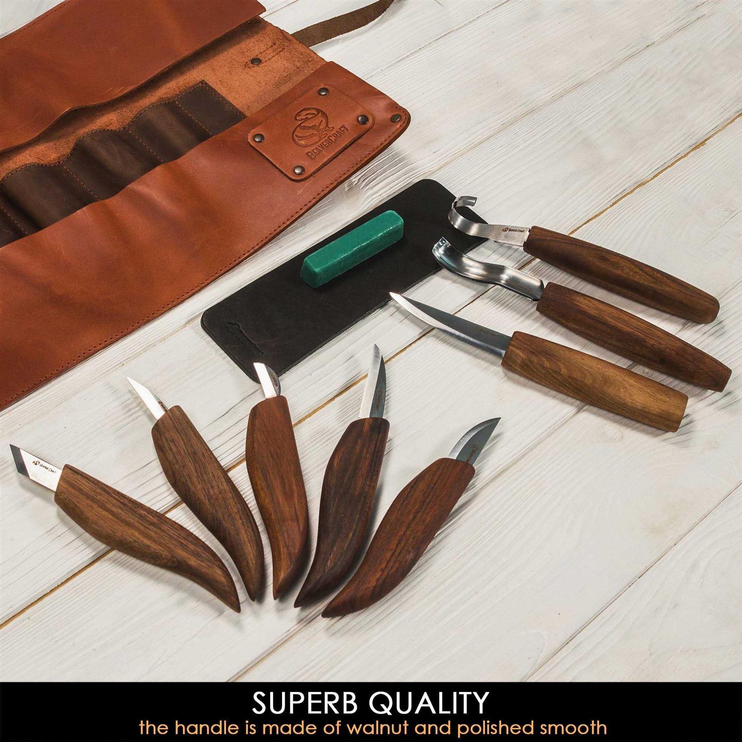 Beavercraft Wood Carving Kit Wood Carving Knife Set - Shop Hardware Tools Online Store