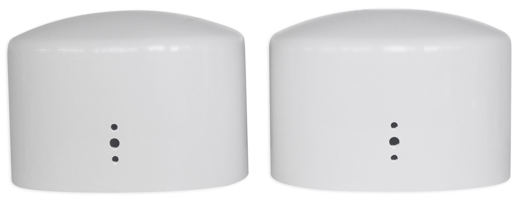 Pair Rockville MAC69W 6x9 White Aluminum Wakeboard Tower Speaker Pod Enclosures