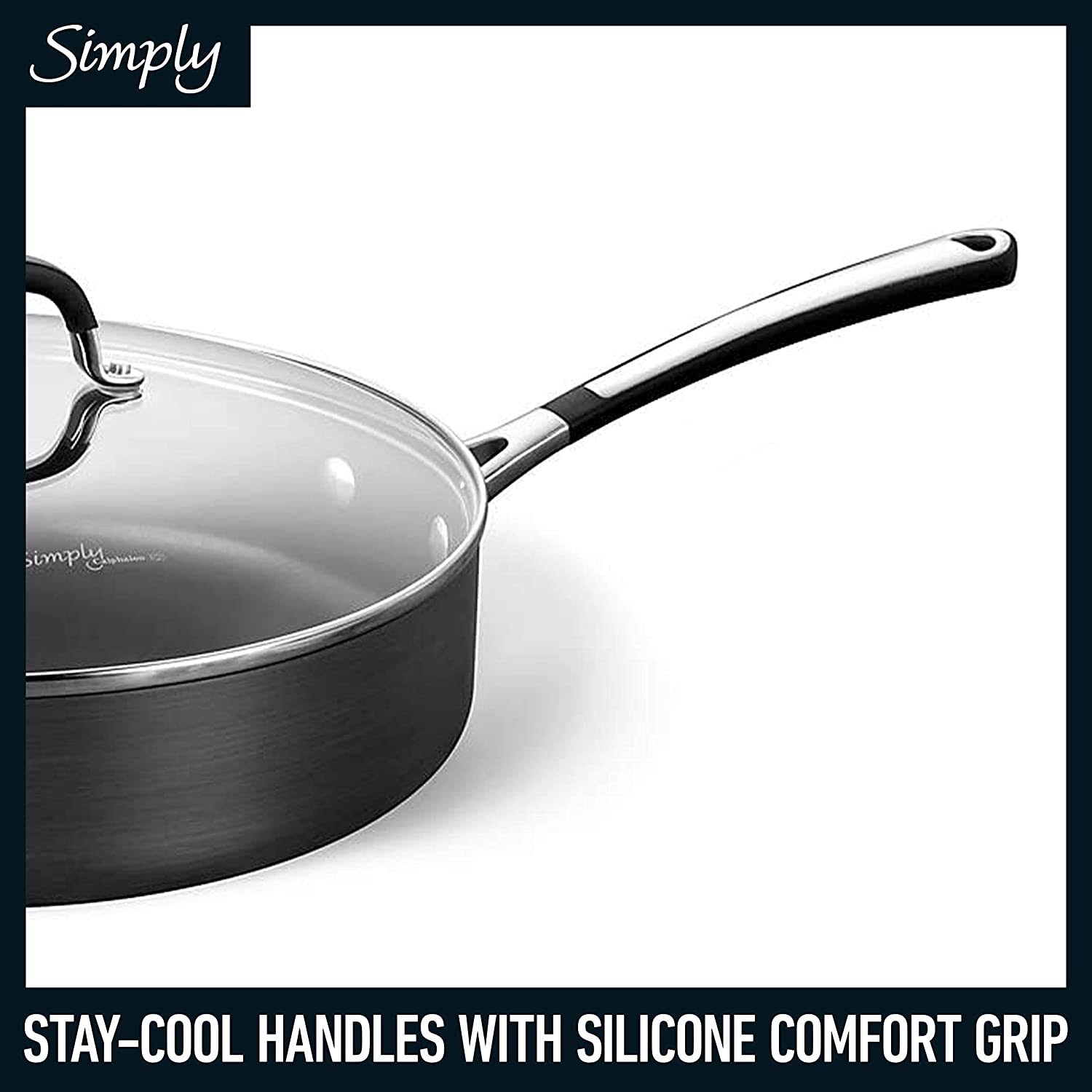 Simply Calphalon Nonstick 10 Piece Cookware Set