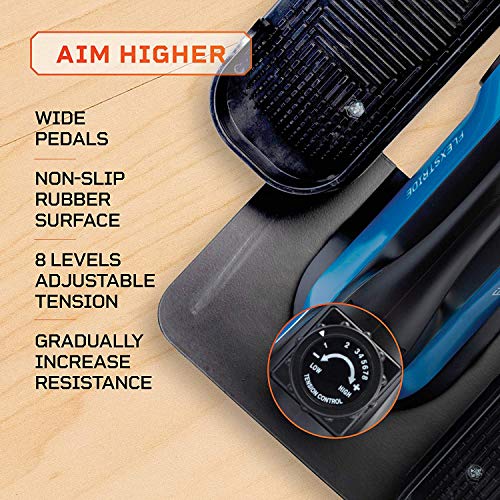 Lifepro Portable Under Desk Elliptical Exercise Machine - Motorized Pedal Exerciser for home workout, Tone Muscles, Energy Boost - Mini Foot & leg exerciser while sitting for seniors with Fitness App