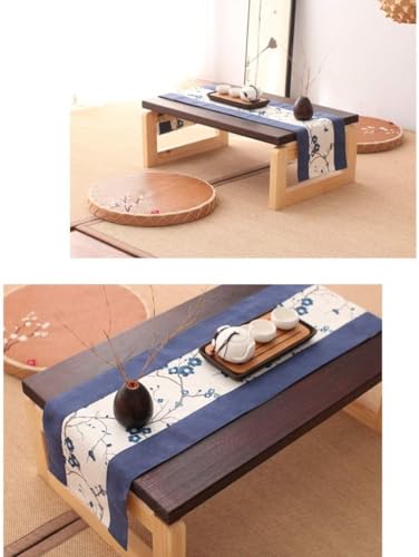 Floor Table Desk Folding Floor Tables Household Tea Table Balcony Low Table Tatami Living Room Coffee Table for Living Room Sitting Room Home Easy to Move