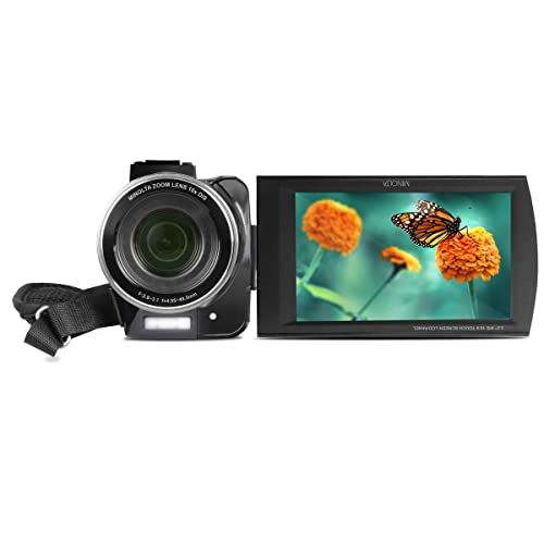 Minolta MN4K100Z 4K Ultra HD Camcorder w/10x Optical Zoom (Black)