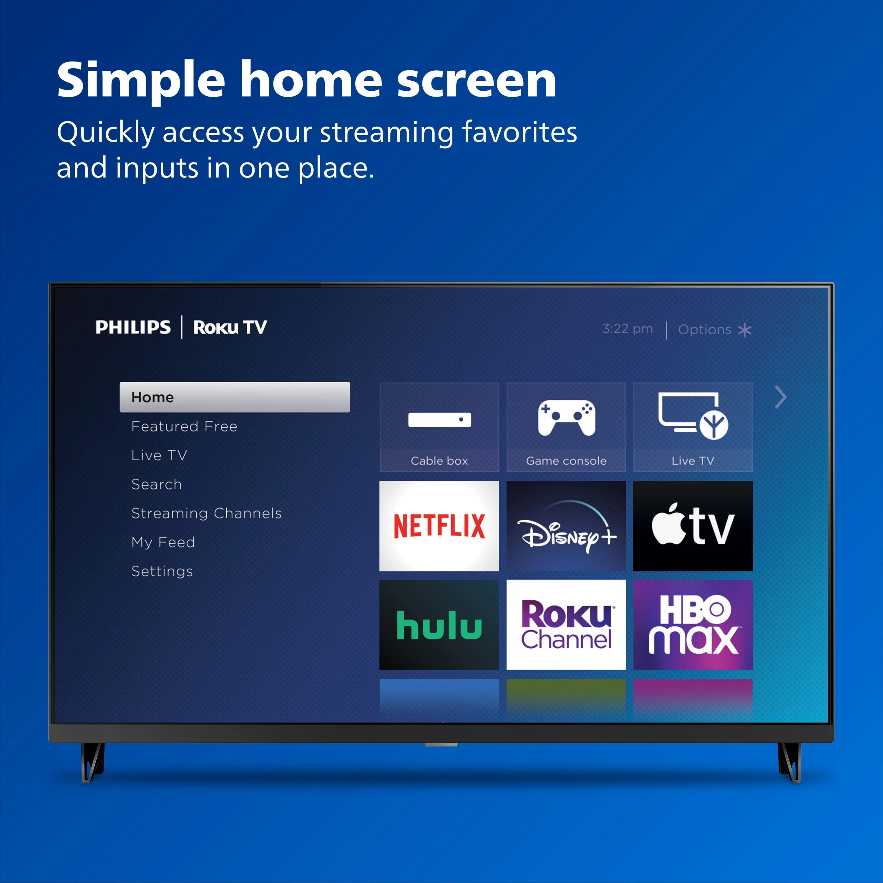 Philips 50 Class 4k Ultra HD (2160p) Roku Smart LED TV (50PUL6533/F7) (New)
