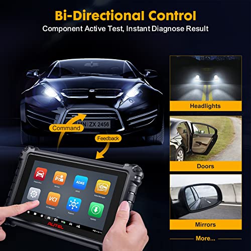 Autel Scanner MaxiCOM MK906 Pro: 2024 Upgrade Version of MS906BT / MP900-BT, ECU Coding Same As MK908P, Bi-Directional Control, 40+ Services, Guided Functions, FCA AutoAuth