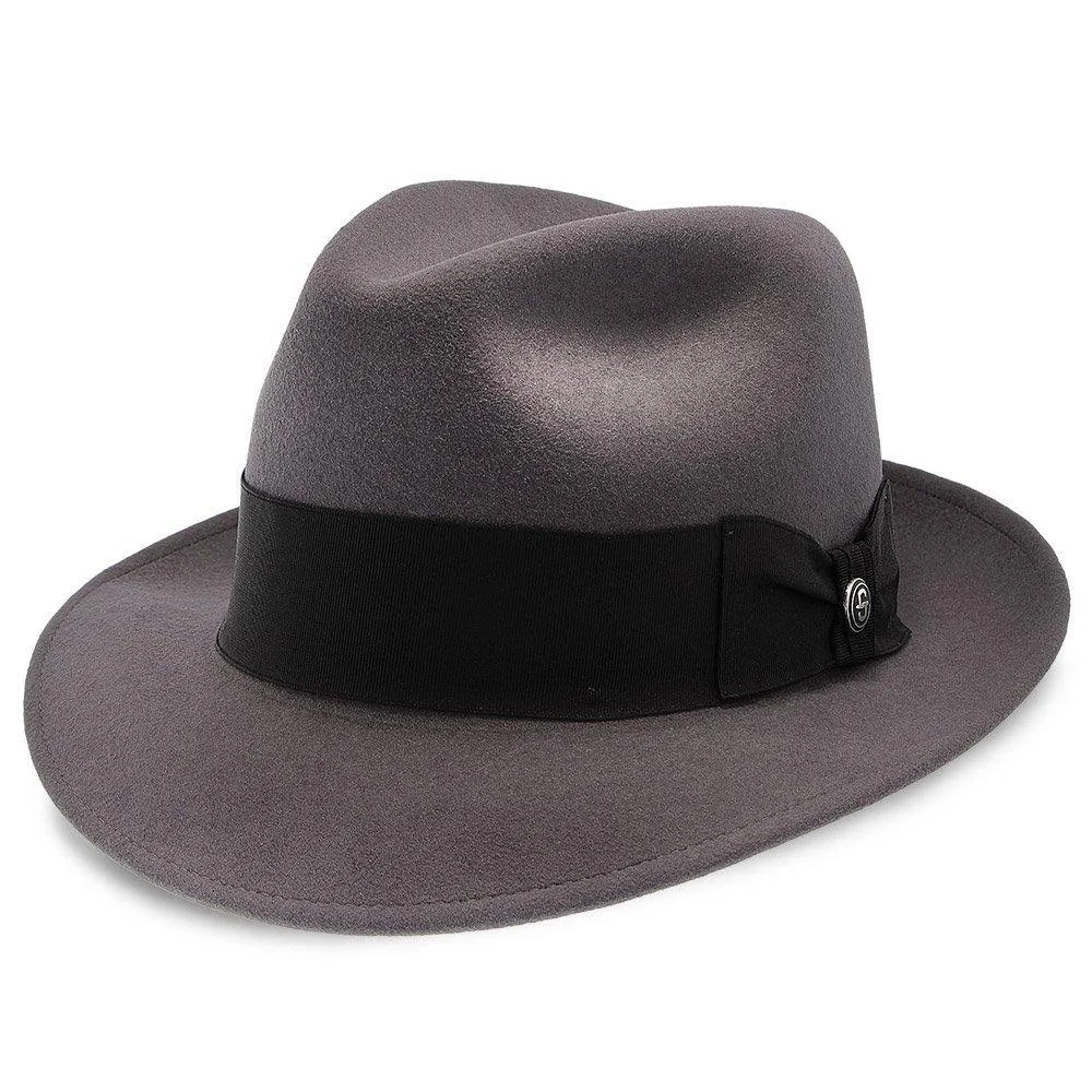 Stetson Frederick Wool Fedora - Black