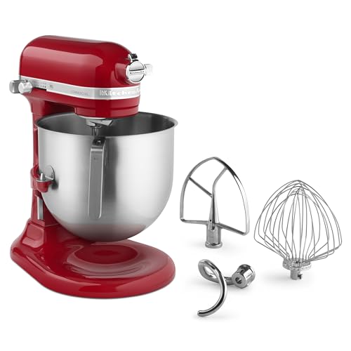 KitchenAid KSM8990CU 8-Quart Commercial Countertop Mixer, 10-Speed, Gear-Driven, Contour Silver