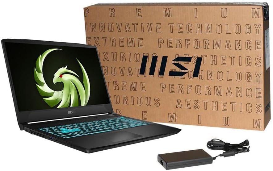 MSI Bravo 15 15.6" FHD 144Hz Display Gaming Laptop - Aluminum Black AMD Ryzen 7 7735HS 3.2GHz Processor; NVIDIA GeForce RTX 4060 8GB GDDR6; 16GB DDR5-5200 RAM; 1TB M.2 SSD