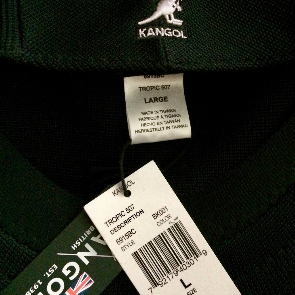Kangol Tropic 507 Cap - Black - L