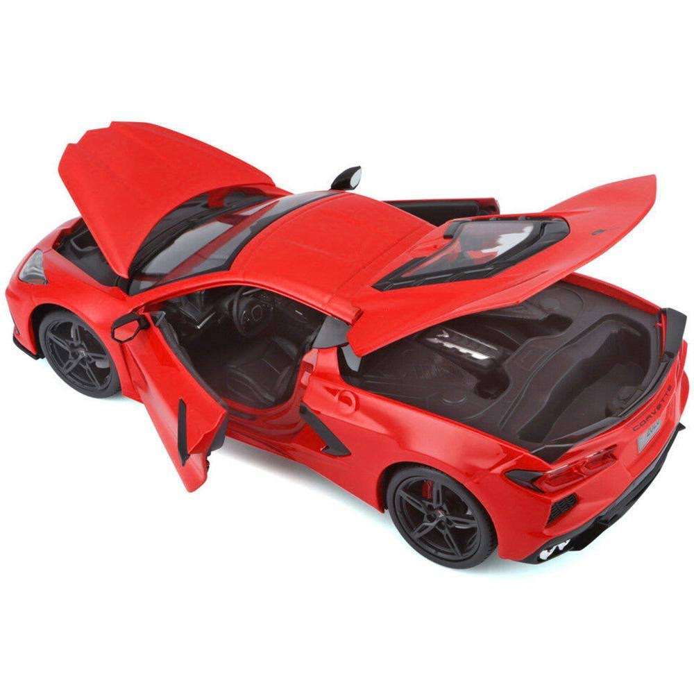 2020 Chevrolet Corvette Stingray C8 Red 1/18 Diecast Model Car by Maisto