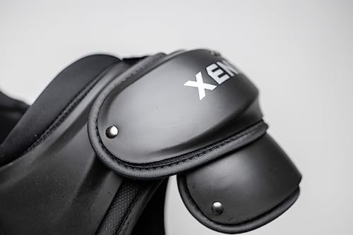 Xenith Velocity 2 Junior Vasity Football Shoulder Pads- Lightweight Protectve Gear for Larger Youth Athletes- Easy On/Off, Comfortable Fit- Low Profile Design for Improved Performance