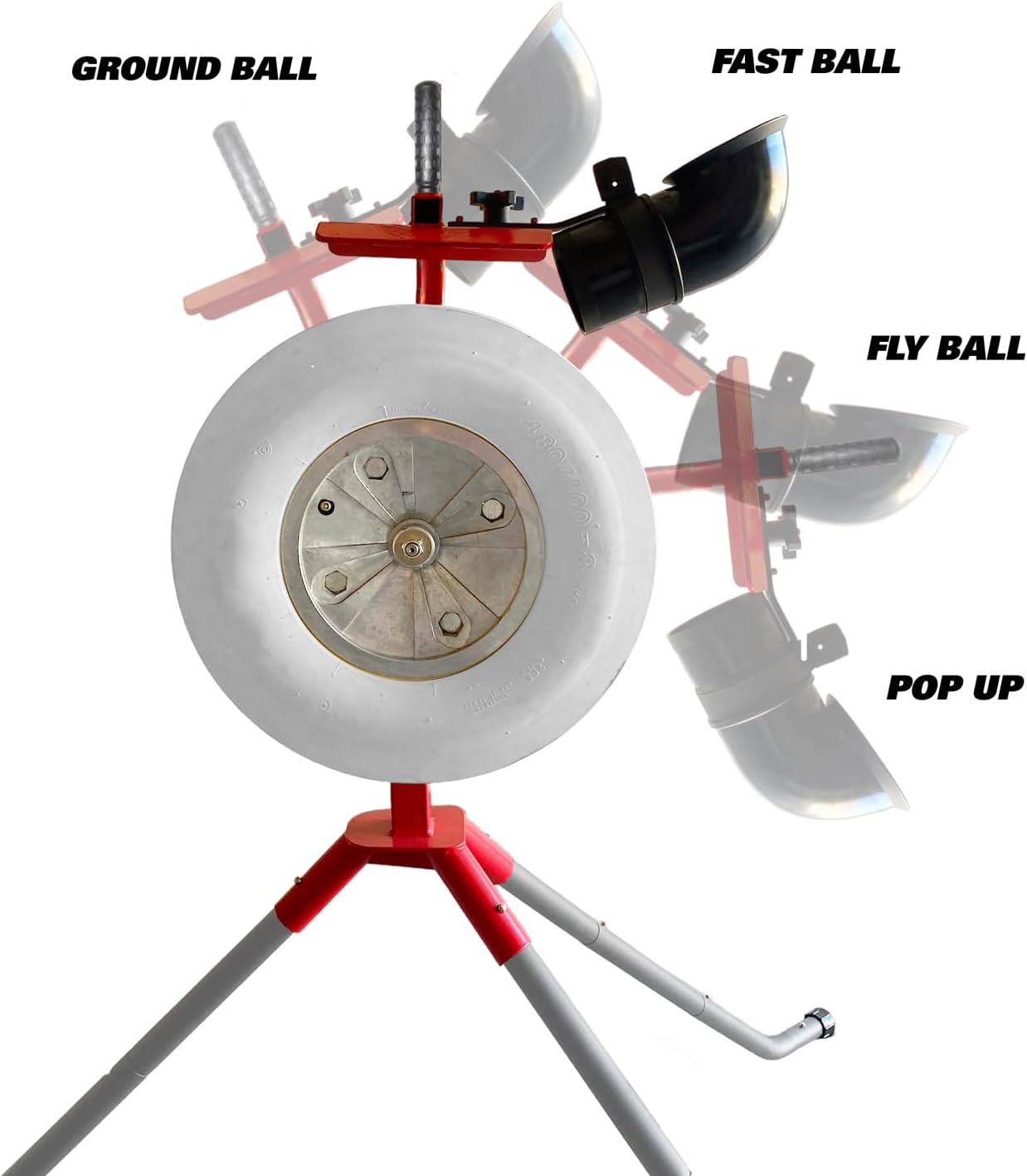 Heater Team Sports BLAZE Pitching Machine with 1 Yr. Warranty for Baseball, and Softball Training | BLAZE Baseball & Softball Throws Up to 70 MPH | Perfect for Backyard Practice & Team Development