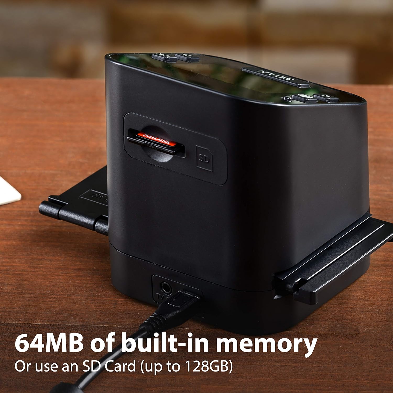 Magnasonic All-In-One Film & Slide Scanner, High Resolution 22MP, Converts 35mm/110/126/ Super 8/8mm Film & 135/110/126 Slides into Digital JPEG, 2.4 LCD Screen, Built-in Memory, Fast Scanning (FS52)