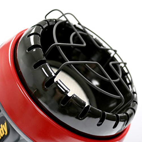 Mr. Heater F215100 MH4B Little Buddy 3800-BTU, Indoor Safe Propane Heater With ODS & Tip-Over Protection, Heating Area Up to 95 Sq. Ft - Lightweight, Medium - Black/Red