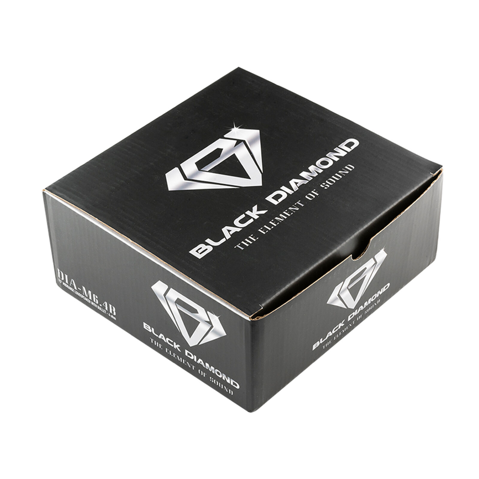 2 x Black Diamond Car Audio 6.5" 1000 W 4-Ohm Mid-Range Bullet Speaker DIA-M6.4B