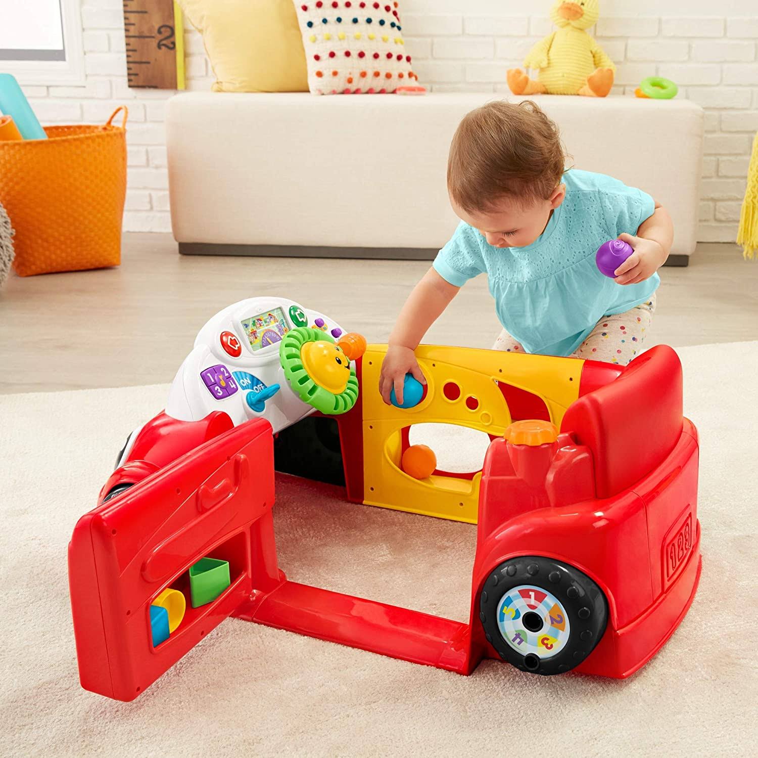 Fisher-Price Laugh u0026 Learn Crawl Around Car Activity Center - Red