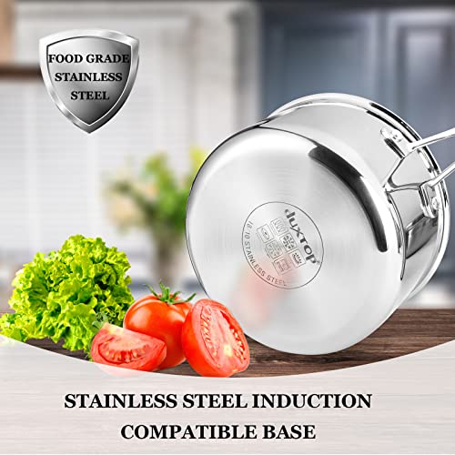 Duxtop Portable Induction Cooktop, Countertop Burner Induction Hot Plate with LCD Sensor Touch 1800 Watts, Silver 9600LS/BT-200DZ
