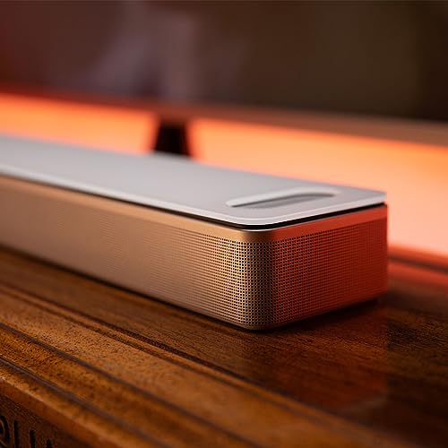 Bose Smart Ultra Soundbar, Surround Sound System for TV, Dolby Atmos Soundbar for TV Plus Alexa and Google Voice Control, Black