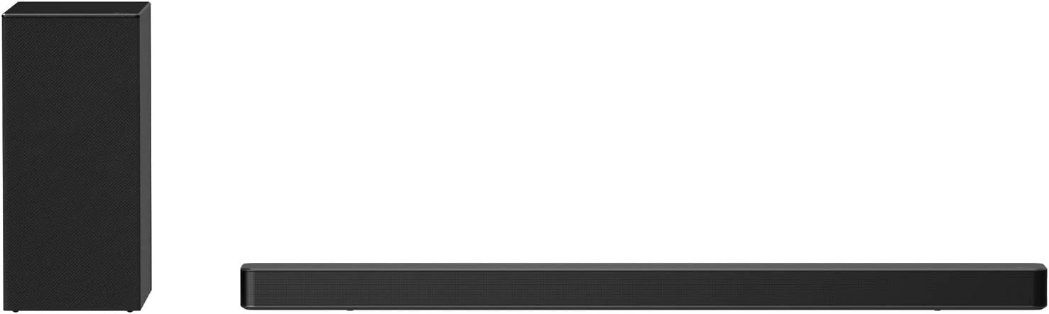 LG SN6Y 5.1 ch Full Surround Sound Wireless Expansion 560W Bundle 3.1ch High Res Audio Sound Bar w/DTS Virtual:X + 2.0 ch SPK8-S Rear Speaker Kit + Subwoofer + 2X Deco Gear HDMI Cable + Mount & More