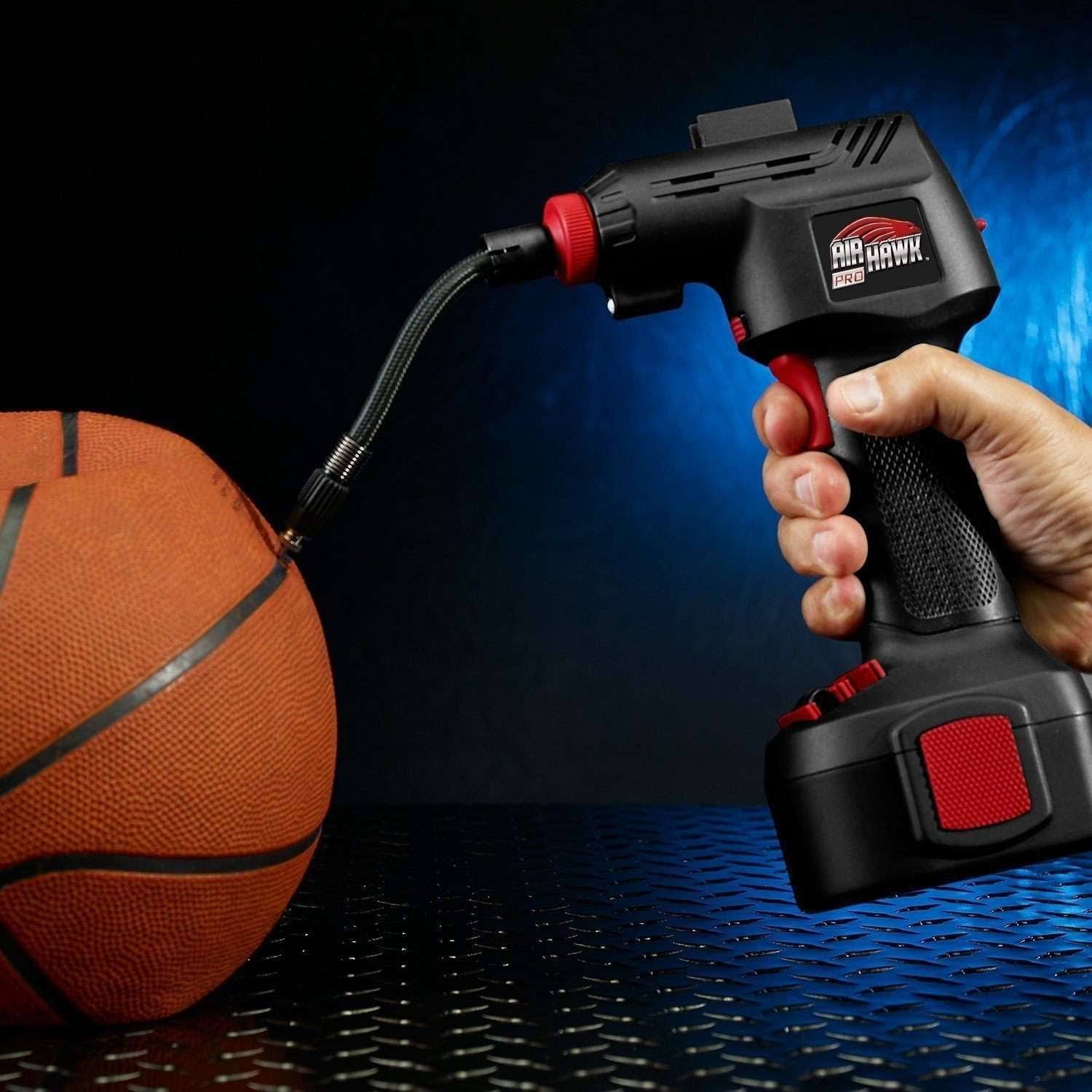 Air Hawk Deluxe Cordless Tire Inflator w/ Carry Bag