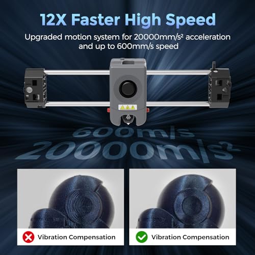 FLASHFORGE Adventurer 5M Pro 3D Printer, 600mm/s Max High-Speed 3D Printers with Auto Leveling, Dual Filtration System, Remote Monitoring, Quick Detachable Nozzle,Effective Cooling, Automatic Shutdown