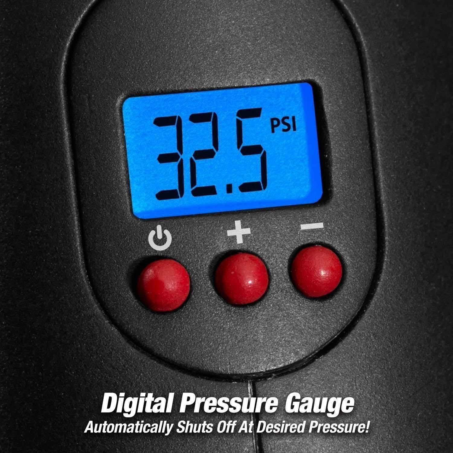 Air Hawk Deluxe Cordless Tire Inflator w/ Carry Bag