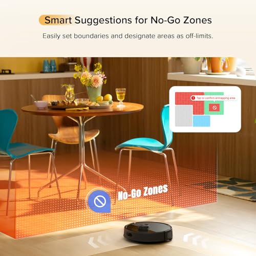 roborock Q5 Max+ Robot Vacuum with Self-Empty Dock, Upgraded from Q5+, 5500 Pa Suction, DuoRoller Brush, Hands-Free Cleaning for up to 7 Weeks, PreciSense LiDAR Navigation, App & Voice Control
