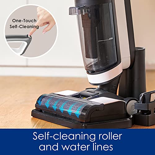 Tineco iFLOOR 3 Breeze Complete Wet Dry Vacuum Cordless Floor Cleaner and Mop One-Step Cleaning for Hard Floors