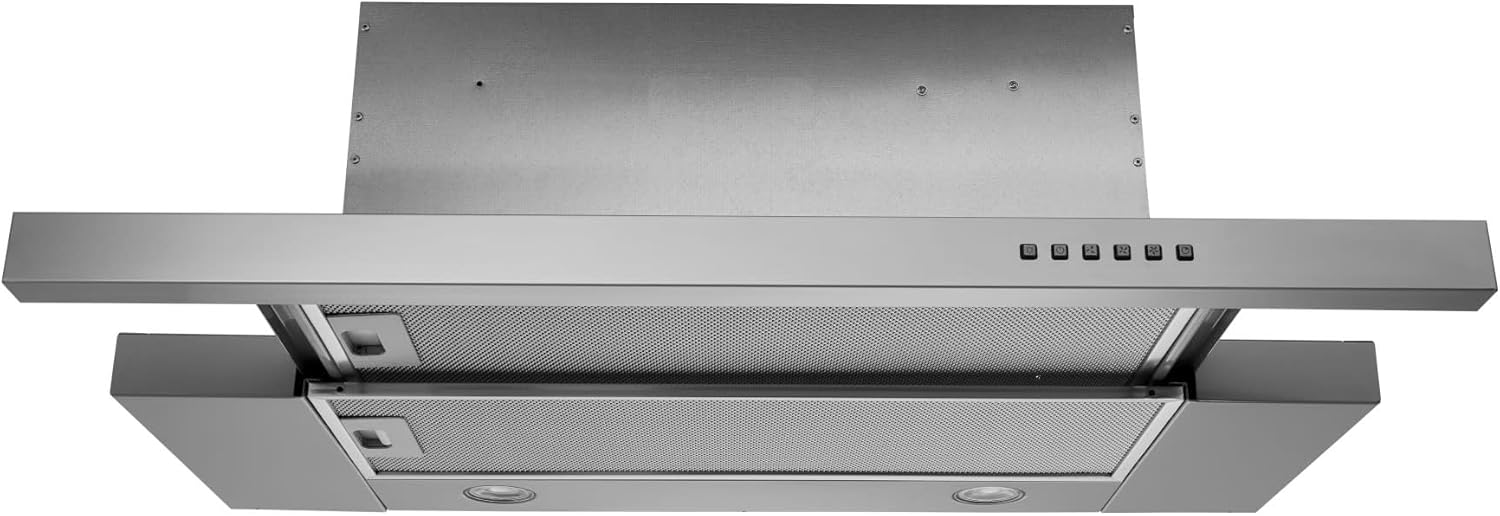 Broan Elite 36-inch Slide-out Range Hood, 400 Max Blower CFM, Stainless Steel