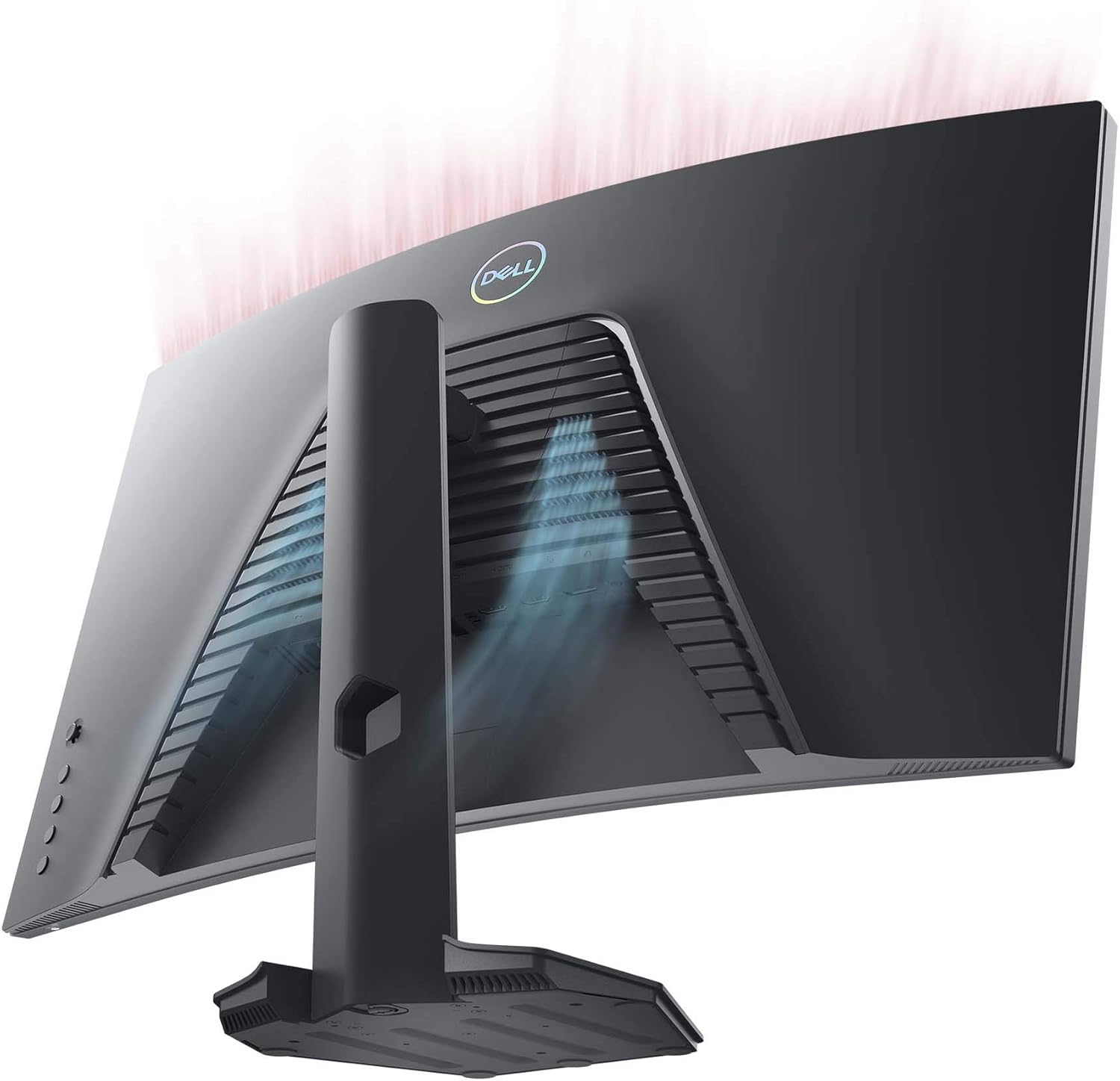 Dell 144Hz Gaming 27 Inch Curved Monitor with FHD (1920 x 1080) Display, Nvidia G-Sync and AMD FreeSync HDMI, DisplayPort, VESA Certified, Gray - S2721HGF