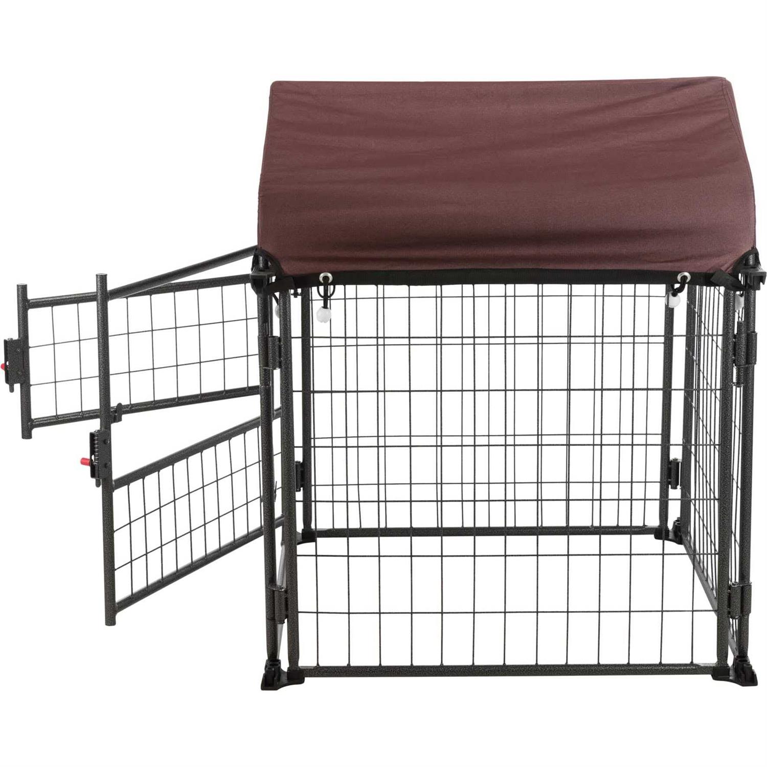 TRIXIE Deluxe Outdoor Dog Kennel with Cover - Pet Supplies online store