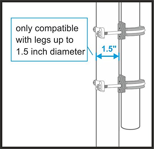 Machrus Upper Bounce Trampoline Safety Enclosure Set for 7.5 FT 10FT 12FT 13FT 14FT 15FT Frames - includes Net, Poles & Hardware - Installs Outside Frame