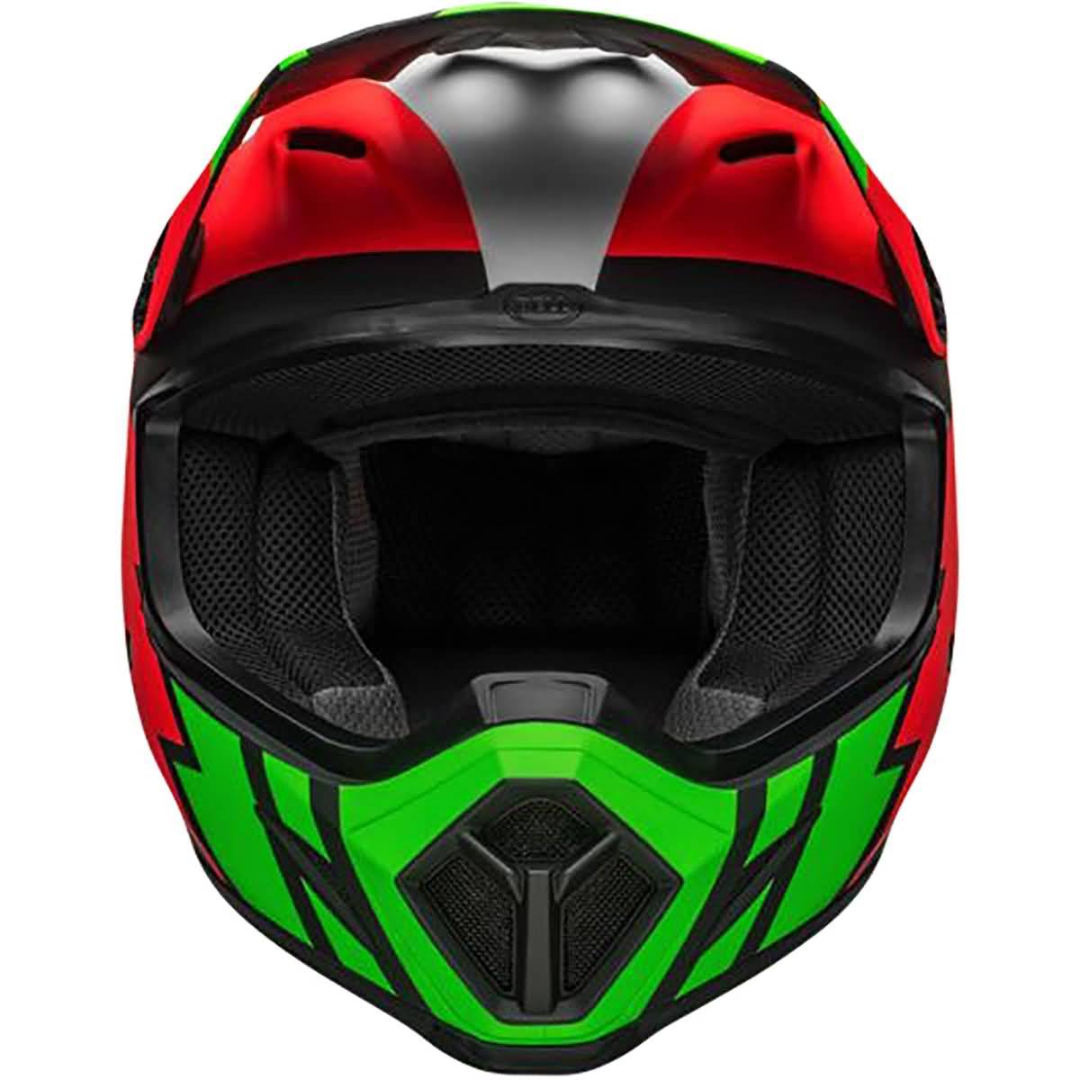 Bell MX-9 MIPS Strike Helmet Infrared/Green/Black M