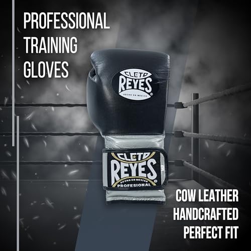 CLETO REYES Training Boxing Gloves with Hook and Loop Closure for Sparring and Heavy Punching Bags, Men and Women, MMA, Kickboxing, Muay Thai