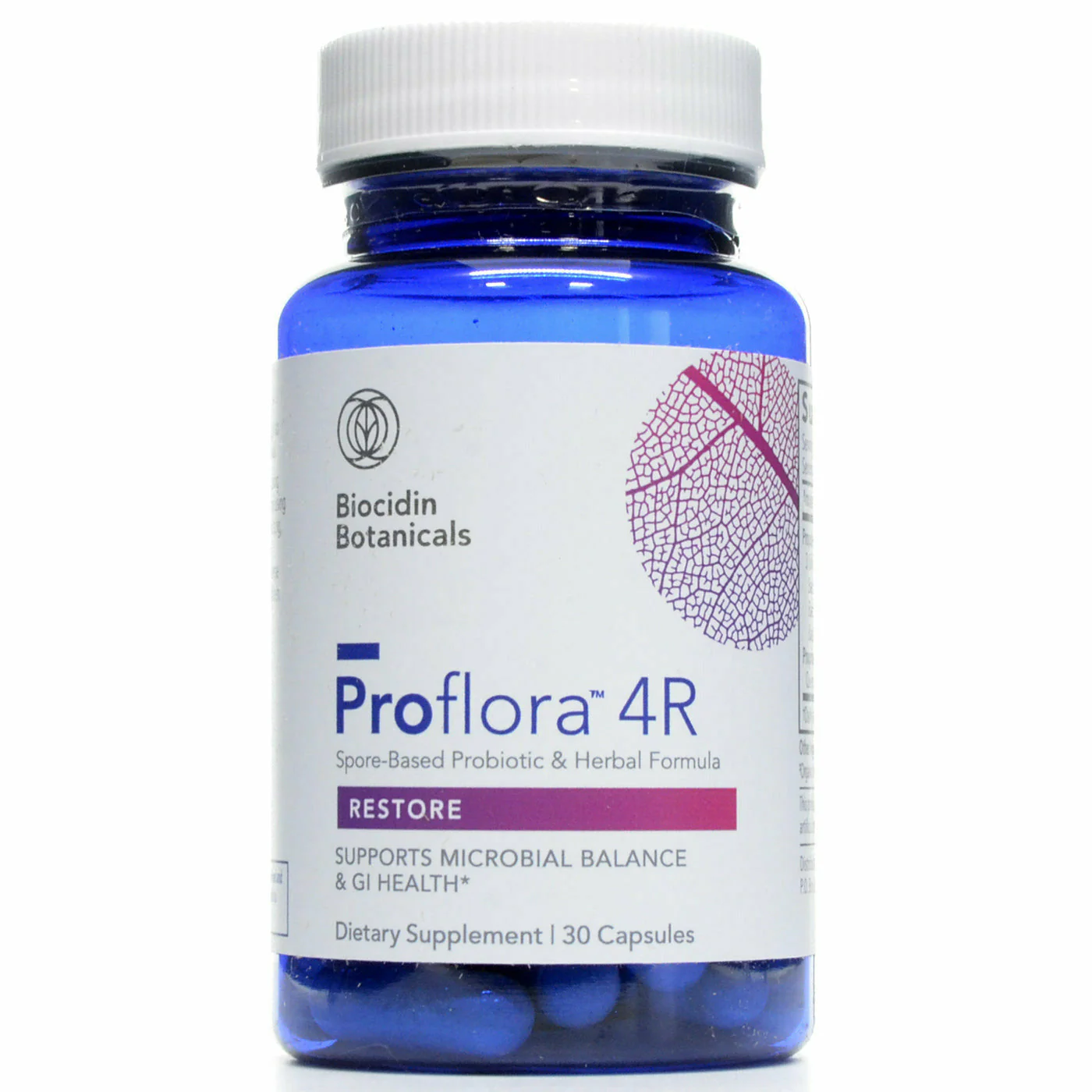 Proflora4R Probiotic 30 caps by Biocidin Botanicals - Kansas Nuitrition - HNZSDS